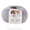 Пряжа Baby Wool Alize 52 - Светло-серый