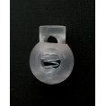 Стопор для шнура пластиковый KPS-003 10 - 16х22мм,Clear(Прозрачный)