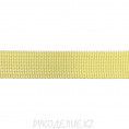 Тесьма ременная 2,5см 104 - Беледно-желтый