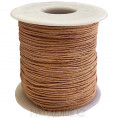 Шнур для плетения браслетов Шамбала 1мм 160 - Светло-коричневый