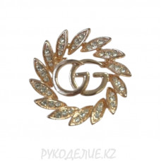 Брошь со стразами 
