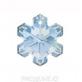 Кулон 6704 Swarovski 25мм, 001-23 - Crystal Blue Shadow