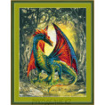 Набор для вышивания крестом Лесной дракон 30*40см Риолис Цветной