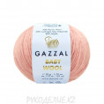 Пряжа Baby Wool Gazzal 834 - Персиковый