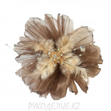 Цветок-брошь Пион d-130мм