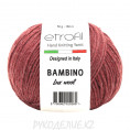 Пряжа Bambino Lux Wool Etrofil 70313 - Кирпич