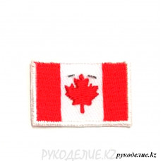 Шеврон клеевой Флаг Канады 3*2см