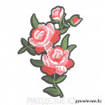 Термоаппликация "Ветка розы" 12*16,5см цв