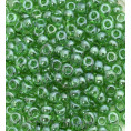 Бисер жемчужный прозрачный 10/0 Preciosa 56100 - Светло-зелёный