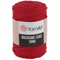 Пряжа Macrame Сord 3мм YarnArt 773 - Красный