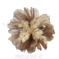 Цветок-брошь Пион d-130мм 11 - Коричневый