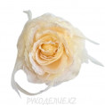 Цветок - брошь Роза d-145мм 2 - Кремовый