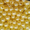 Бусины Жемчуг пластиковые 5мм (10гр) 56 - Оттенок желтого