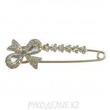 Булавка декоративная Бант 65мм