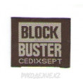 Лейбл пришивной Block Buster 3,3*4см 2 - Темно-коричневый