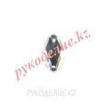 Стразы пришивные Лодочка 9*18мм 001 - Crystal