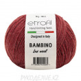 Пряжа Bambino Lux Wool Etrofil 70034 - Темно-красный