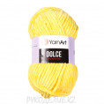 Пряжа Dolce YarnArt 761 - Жёлтый 