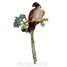 Брошь Птица 35*65мм