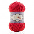 Пряжа Velluto Alize 56 - Красный 