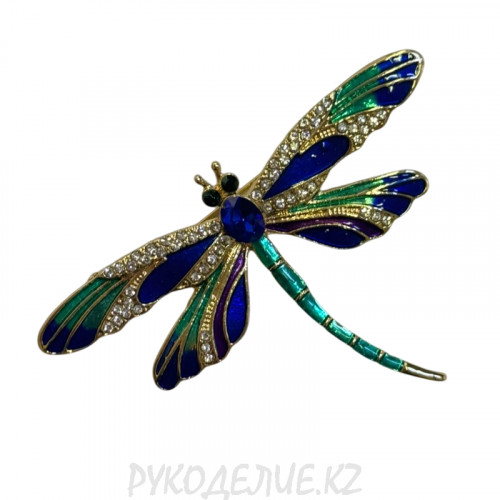 Брошь Стрекоза 75*50мм