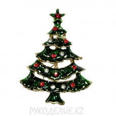 Брошь Ёлочка 33*40мм Брошь Ёлочка 33*40мм