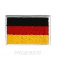 Шеврон клеевой Флаг Германии 4,5*3см Чёрно-красно-жёлтый
