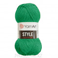 Пряжа Style YarnArt 664 - Зеленый