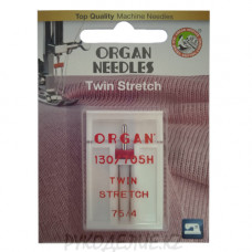 Игла Twin stretch 75/4 Organ needles 130/705H