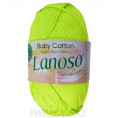 Пряжа Baby Cotton 100 Lanoso 911 - Салатовый