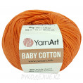 Пряжа Baby Cotton YarnArt 425 - Ярко-ранжевый