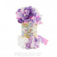 Пряжа Puffy Color Alize 6305 - Сиренево-розово-белый