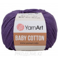 Пряжа Baby Cotton YarnArt 455 - Фиолетовый