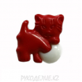 Пуговица котенок LF K05 24L, 145 - Красный