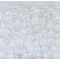 Бисер жемчужный непрозрачный 10/0 Preciosa 57102 - Белый перламутр