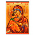 Набор для вышивания крестом Владимирская Богородица 29*39см Матренин Посад Цветной