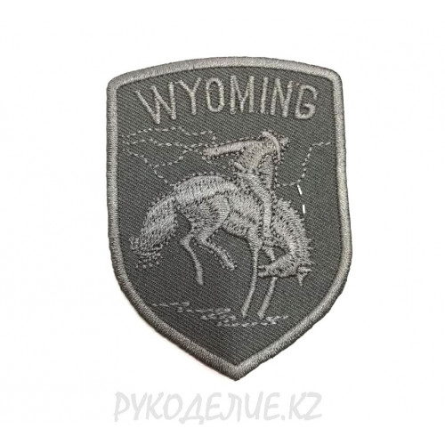 Шеврон клеевой Wyoming 5,8*8см
