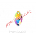 Стразы пришивные Лодочка 9*18мм 001-1 - Crystal АВ