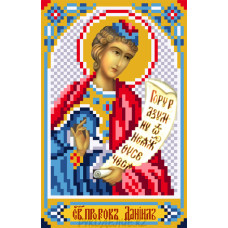 Рисунок на шелке Святой Даниил пророк 22*25см Матрёнин Посад
