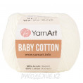 Пряжа Baby Cotton YarnArt 401 - Молочный