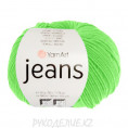 Пряжа Jeans YarnArt 60 - Ярко-зелёный