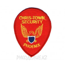 Шеврон клеевой Chris-Town Security 5,5*7,5см