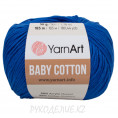 Пряжа Baby Cotton YarnArt 456 - Электрик