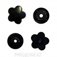 Кнопка "Micron" POM-12 FL/500 пластик d 12мм 002 - Черный