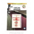Игла двойная HA-1 N90/4 Organ needles Никель - Белый