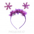 Ободок Снежинка 5 - Фиолетовый