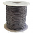 Шнур для плетения браслетов Шамбала 1мм 485 - Темно-серый