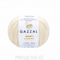 Пряжа Baby Wool Gazzal 829 - Молочный