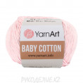 Пряжа Baby Cotton YarnArt 410 - Светло-розовый