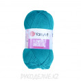 Пряжа Flowers Unicolor YarnArt 754 - Темно-бирюзовый